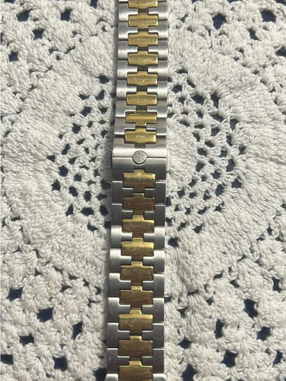 Tory Burch Apple Watch band - Gold & Silver